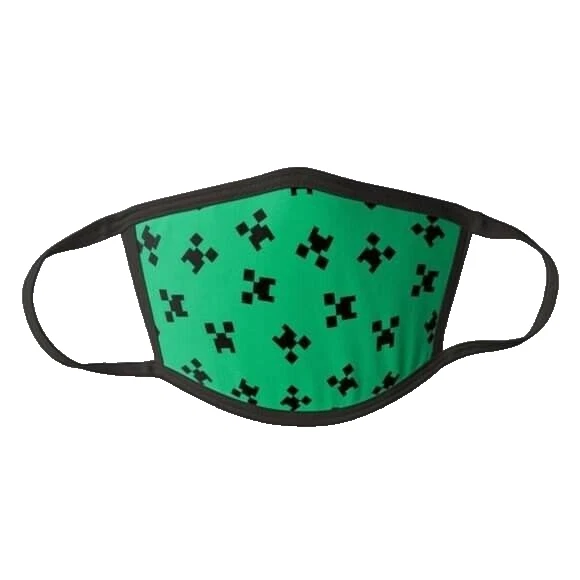 Minecraft Face Mask 3 pack Size Small Creeper TNT Mojang 2024 Video Game - Image 4 of 4