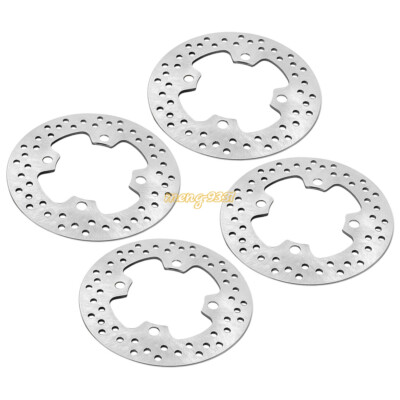 4PCS Front & Rear Brake Disc Rotors for Kawasaki Mule PROFXT KAF820 2015-2023