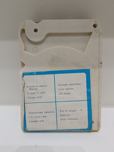 CARTRIDGE TRACK TAPE CASSETTA STEREO 8 ANGELA LUCE comme se canta a Napule - Foto 2 di 2