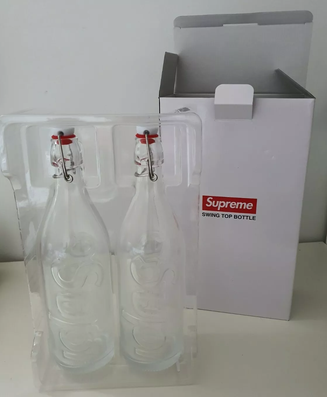 FW21 Supreme Swing 1.0 L Flasche (Set 2) Glas Wasser Flaschen Zubehör
