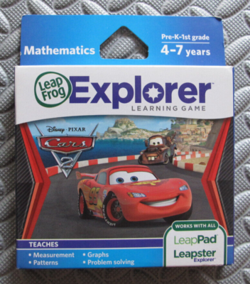 LeapPad2 explorer　LeapFrog カーズ2ソフト• 取説付き s-l400.png