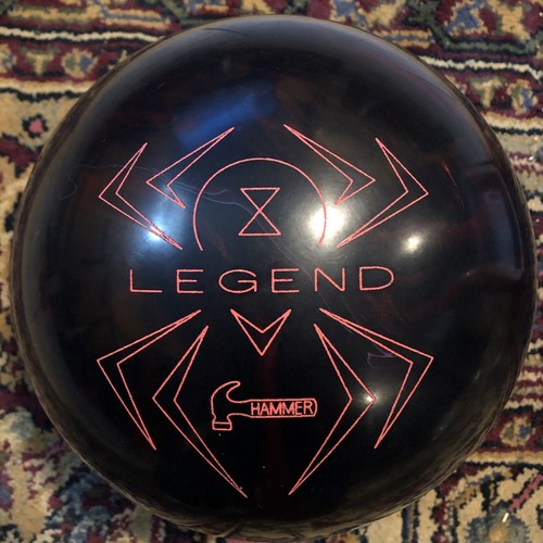 Rare 15lb Hammer Black Widow Legend First Quality Bowling Ball