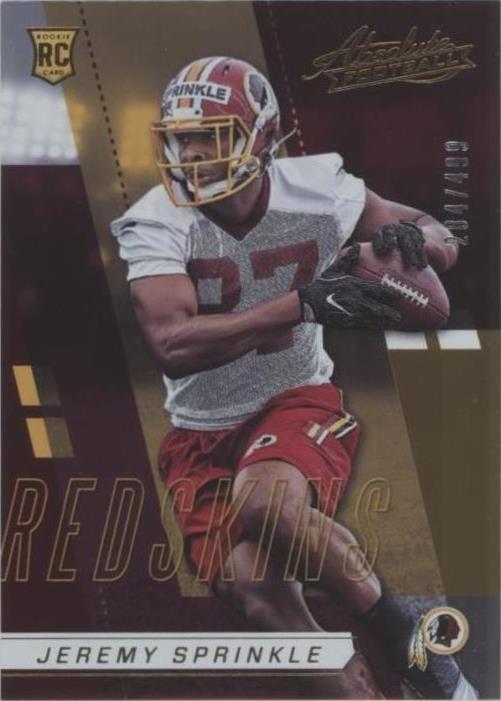 2017 Panini Absolute Jeremy Sprinkle #199 - 1 of 2