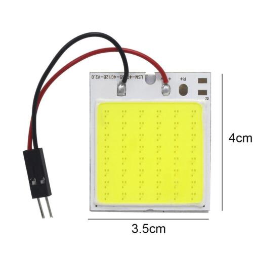 Luce di lettura interna auto led bianco 48-SMD universale piatta Lighta3d8 - Foto 5 di 16
