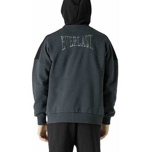 Tuta uomo EVERLAST sport taglia L logo ricamato completo comodo felpa  cappuccio | eBay