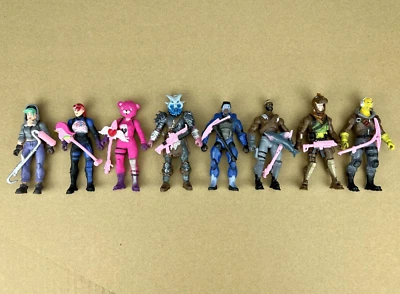 8pc/Set Fortnite Battle Royale Season 8 PVC Action Figure Display Playset Toy
