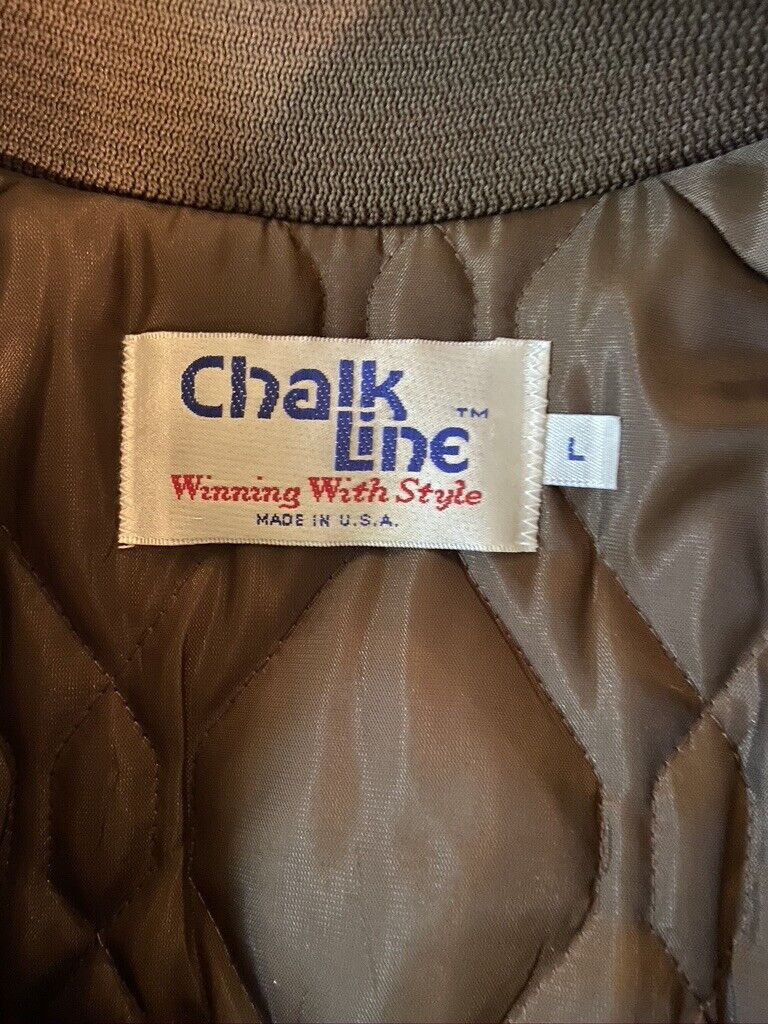 VINTAGE Cleveland Browns Chalk Line Large Starter Style VINTAGE Cleveland Browns Chalk Line Large Starter Style