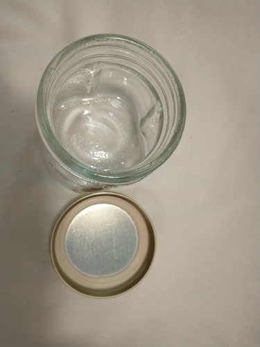 Vintage 8oz Oster Osterizer Mini Blend Storage Clear Glass Jar w Lid Container - Picture 5 of 5