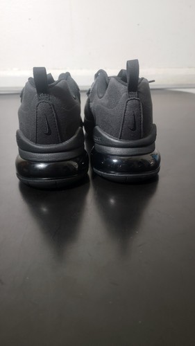 Nike Air Max 270 React Triple Black Running Shoes 5.5Y(24cm) - Picture 5 of 7