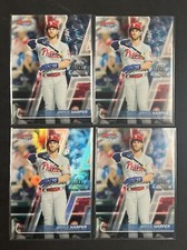 Bryce Harper #51 | 2020 Bowman's Best Refractor/Base Lot x4 - Phillies
