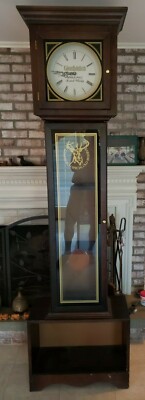 Vintage Glenfiddich Single Malt Scotch Whisky Grandfather Clock Style Cabinet 