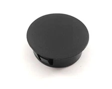 1" Hole Nylon Locking Panel Plugs Black/White Dome Cover 1 3/16" Top Width
