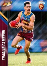 2024 Brisbane Lions AFL Select Footy Stars Card - Charlie Cameron