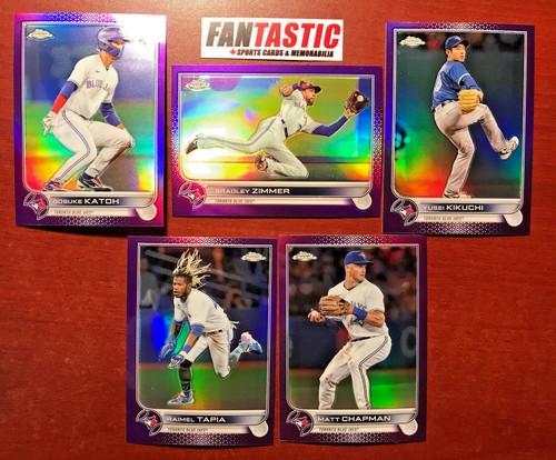 2022 Topps Chrome Update PURPLE Parallel Card YOU PICK - finish your team set! - Picture 2 of 4