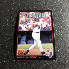 Rafael Palmeiro 1993 Donruss Triple Play Baseball #71 MLB Texas Rangers 1B