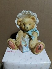 Cherished Teddies Bobbie "A Little Friendship to Share" 1993 Baby Bear Figurine