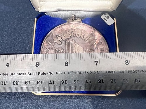 June 1976 Aladdin Casino Grand Opening 3 oz .999 Fine Silver in Box (ABJ) - Picture 5 of 6