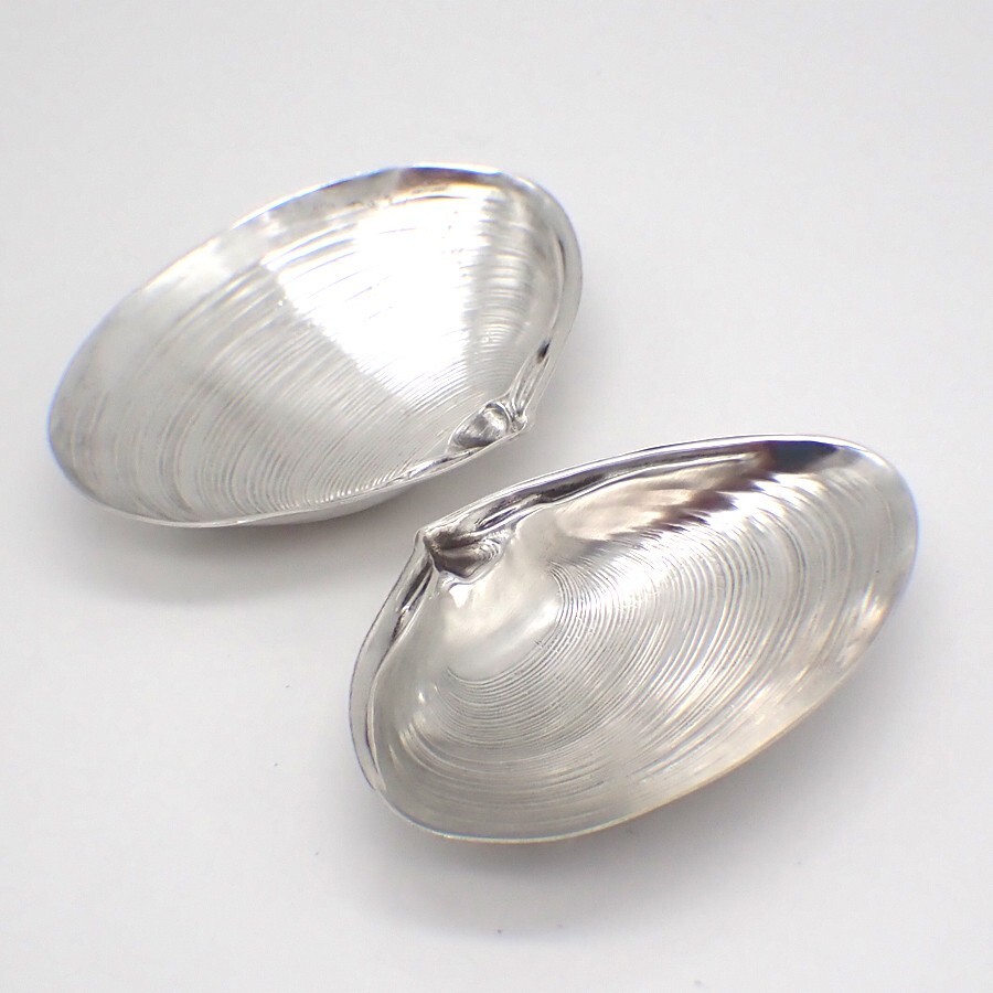 Clam Shell Form Bowls Pair Wallace 4020 Sterling Silver | eBay