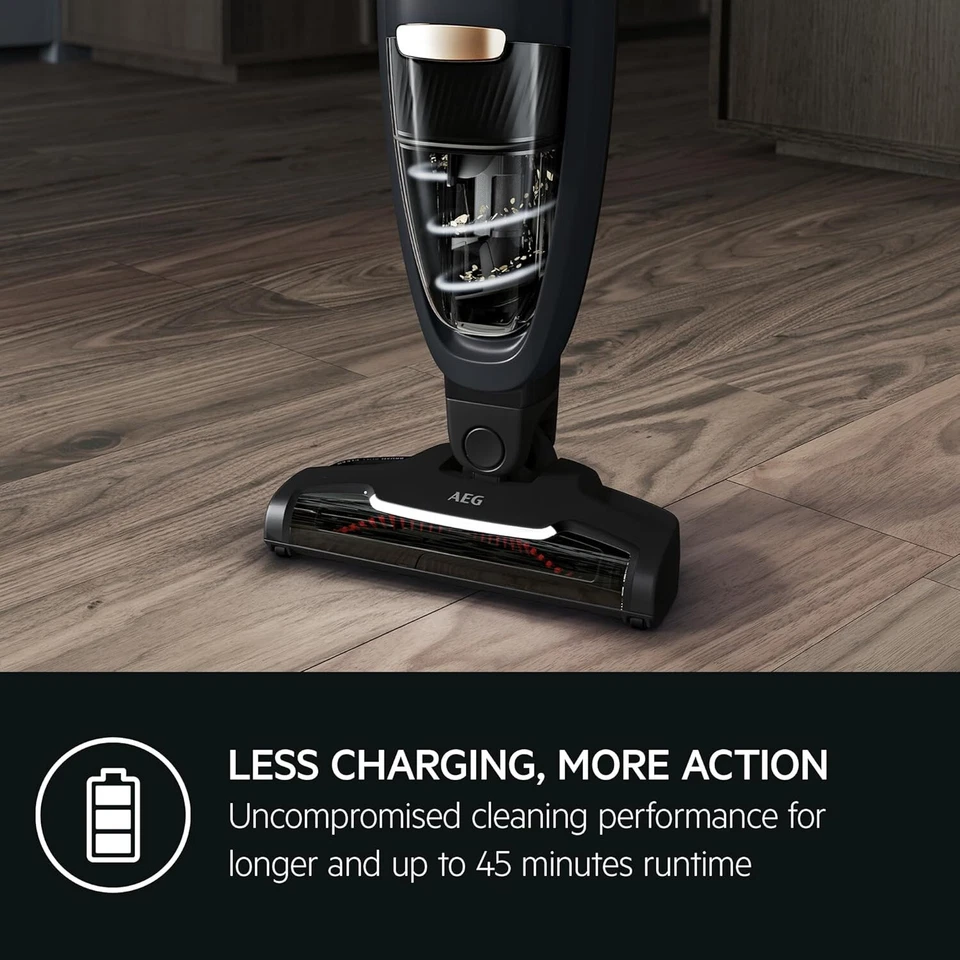 AEG QX6-1-45AN Aspiradora Inalámbrica, Sin Bolsa, Silenciosa, Aspiradora de Mano Foto 3 de 4