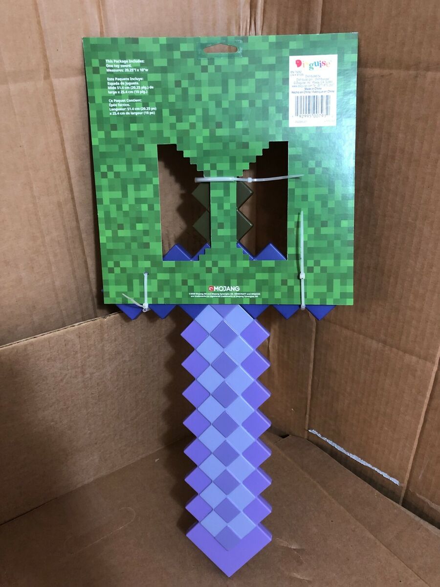 minecraft papercraft enchanted sword