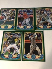 2019 Topps Gypsy Queen 5 card set GREEN Swanson Gurriel Rodriguez Alcantara Mike