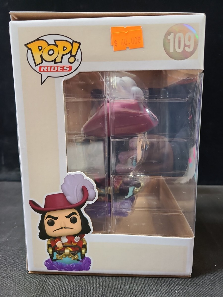 NEW Funko Pop! Rides - Captain Hook #109 Walt Disney World