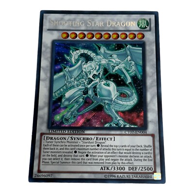 stars on yugioh cards Yu-Gi-Oh! Shooting Star Dragon CT07-EN004 (Secret Rare) Limited Edition -  PLAYED