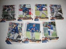 2018 BOWMAN DRAFT lot 12 JUSTIN DUNN New York Mets Round 1