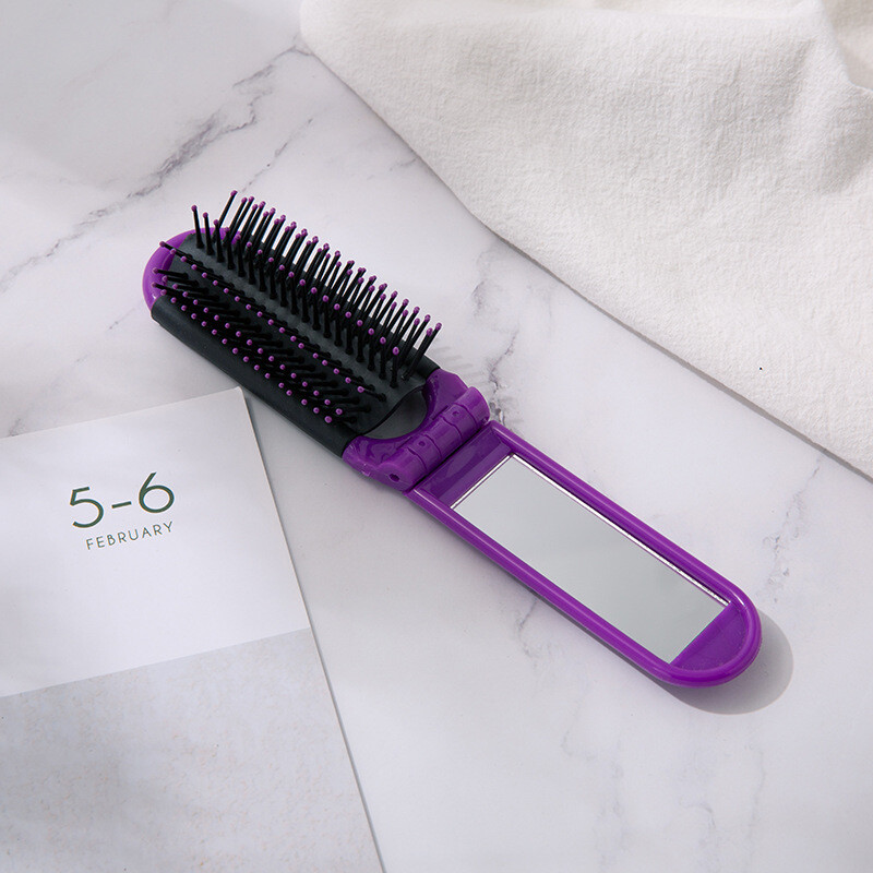 Peine Voyage Com con Mirror Bale Stock Combat -Brusse estilo peluquería ⊿