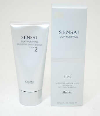 Kanebo Sensai Silky Purifying mud soap (wash & mask) step 2 125 ml