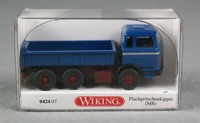 Wiking 042407/0424 07 (H0,1:87) Flachpritschenkipper (Mb) - Azurblau - Neuheit!