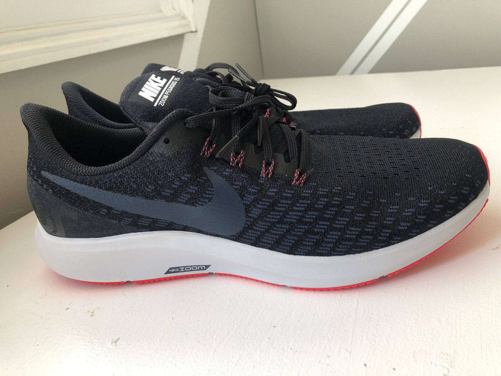 nike zoom pegasus 35 all black