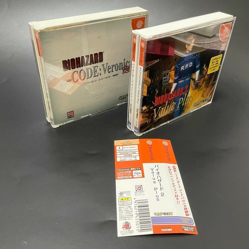 Lot 2 Dreamcast Biohazard 2 Value Plus Code Veronica Complete Edition Dc Jp Set Ebay Lot 2 Dreamcast Biohazard 2 Value Plus Code Veronica Complete Edition Dc Jp Set Ebay