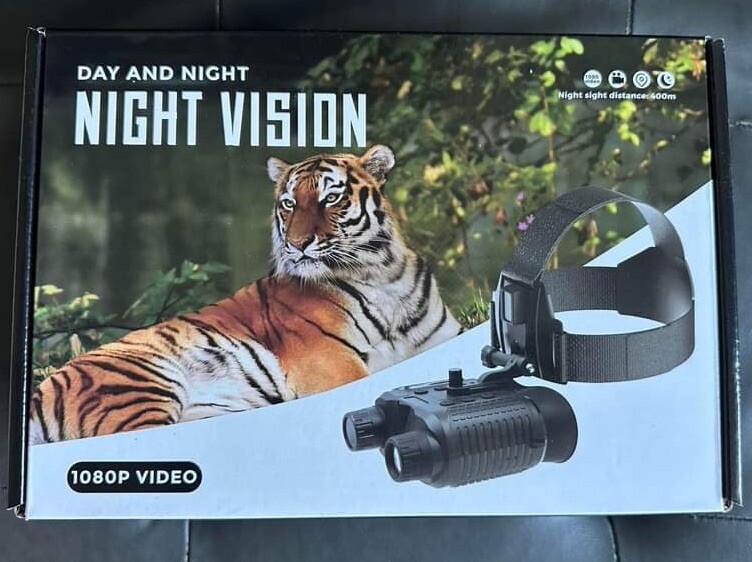 Karon V Night Vision Goggles 🌟 RETAIL $895!! HEAD MOUNT 8X Zoom W/ Recording!!