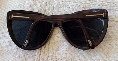 Tom Ford Malin TF230 Sunglasses Brown Frame Gray Lenses with  display picture 1