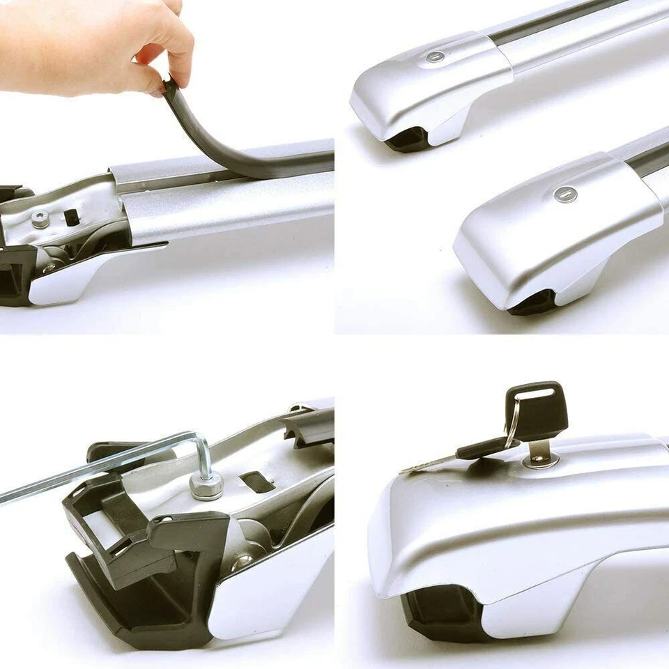 90NEW DE STOCK Crossbars Roof Bars Side Bar Fits for Benz GLE 2013-2018 - Image 2 of 4