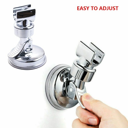 US Shower Head Handset Holder Adjustable Bracket with Suction Cup Wall Mount ABS - Picture 3 of 10