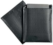 100 2 8.5x12 Black Poly Bubble Padded Envelopes Mailers Shipping Case 8.5"x12"