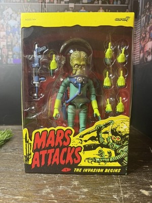 Super7 Ultimates Mars Attacks The Invasion Begins Martian Action Figure 