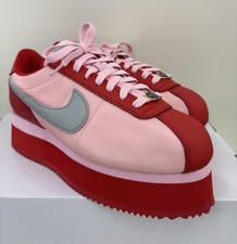 NEW NIKE CORTEZ WOMENS SIZE 8.5/ Mens 7 Red RARE BY YOU/ID LEATHER FAST SHIPPING