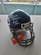 Doug Atkins signed mini helmet riddell HOF 1982