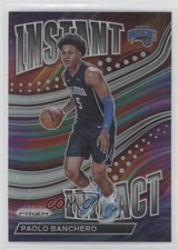 2022-23 Panini Prizm Instant Impact Silver Prizm Paolo Banchero #1 11qd