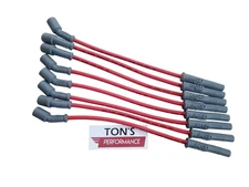 Extra Long MSD 16" Red 8.5mm LS1 Truck Spark Plug Wire Set Chevy Truck GMC