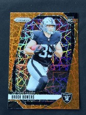 Brock Bowers ROOKIE - 2024 Panini Prizm Lazer #315 Las Vegas Raiders