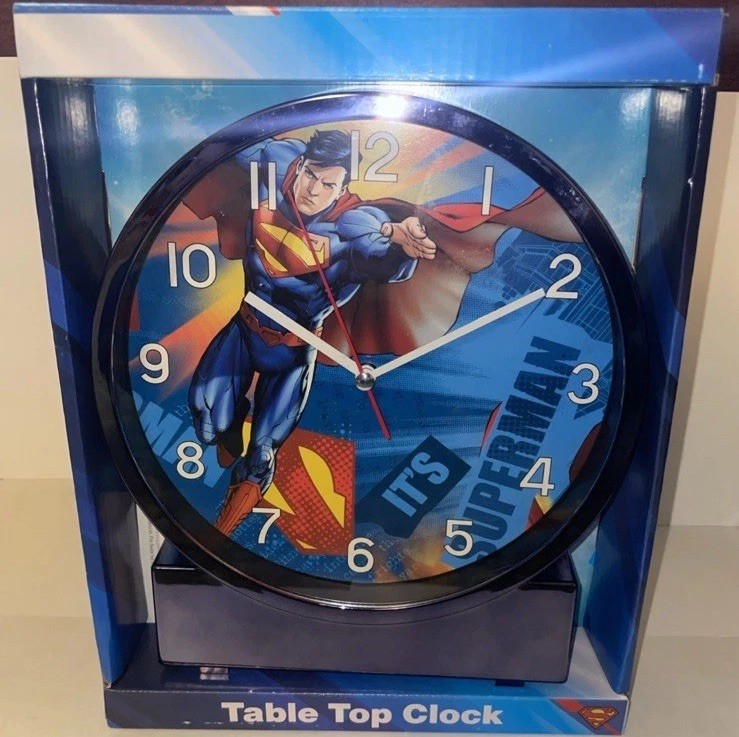 Superman Clock