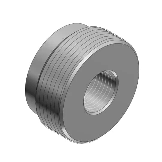 ABB 600-TB 1/2 to 3/8 Inch Threaded Reducer Steel