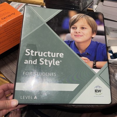 IEW Structure And Style For Students 1 A Year Level Like New