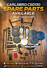 Carlsbro CSD130 Electronic Drum Kit Spare Parts Module Pads Cymbals Pedals Rack