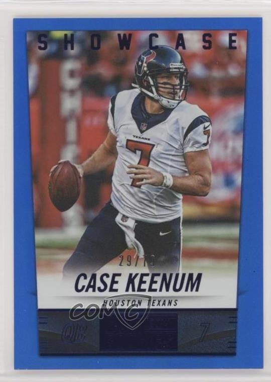 2014 Panini Hot Rookies Showcase 29/79 Case Keenum #87 3k8