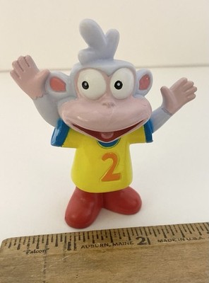 Dora The Explorer Soccer Monkey Boots Figure 3'' Mattel 2002 Cake Topper